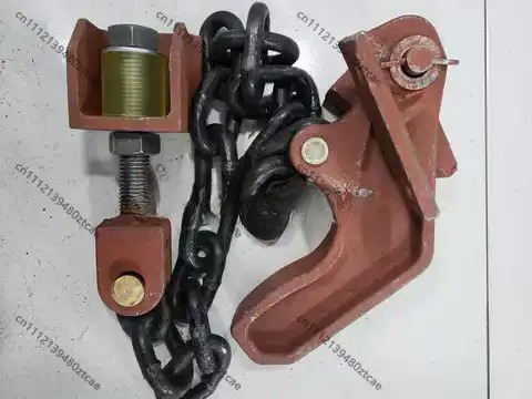 Security Chain Door - チェーン式自動ロックフック、リアドア安全フック、マックダンプティッパートラック用スペアパーツ