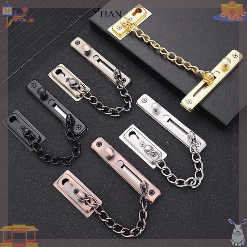 Security Chain Door - ドアチェーン（鍵付き）、ドアロックボルト、チェーン、子供用安全ロック、家庭用ラッチ、バックル、防犯ロック、盗難防止、ホテル用金具、アクセサリー