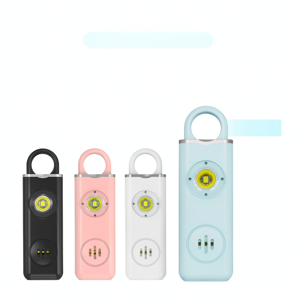 緊急用安全サイレン、携帯型パーソナルアラーム、キーホルダー型 - Personal Alarm Keychain のレビューと価格