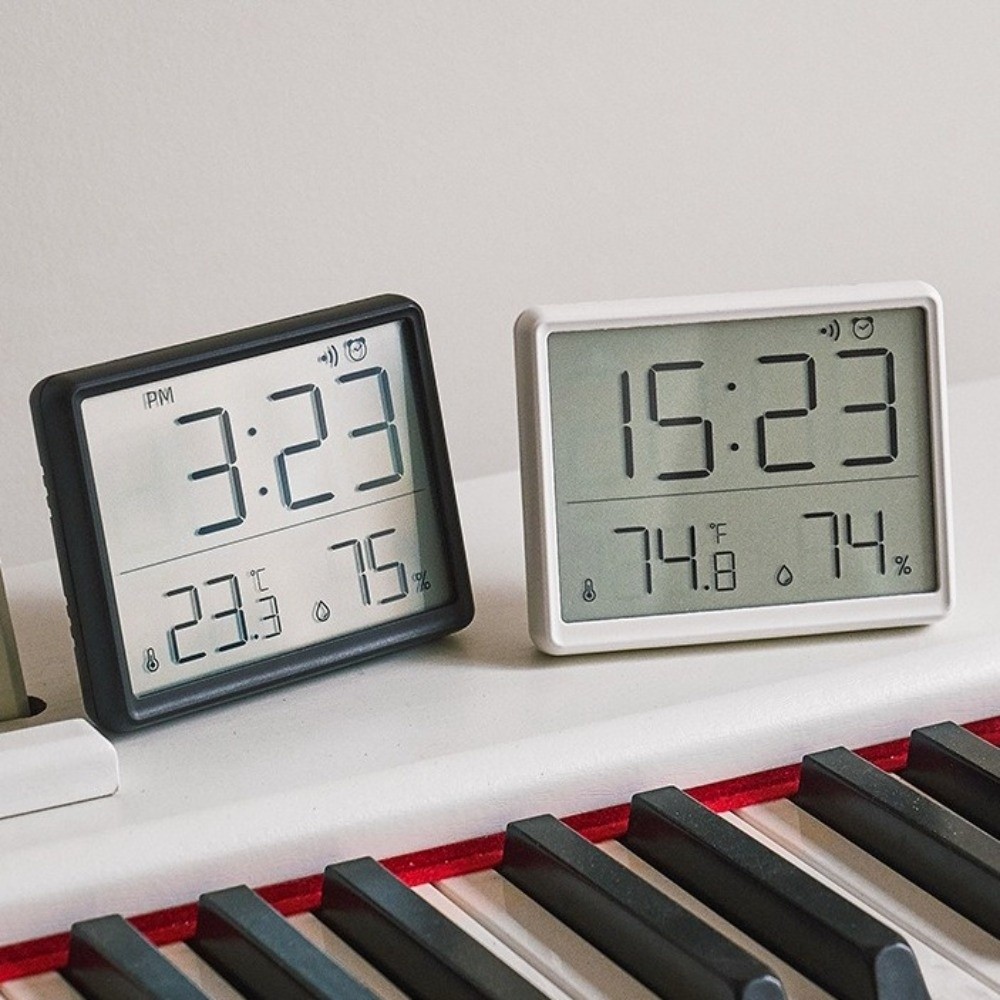 磁気吊り下げ時計大型液晶画面超薄型デジタル目覚まし時計湿度感 - Pool Alarm Float のレビューと価格