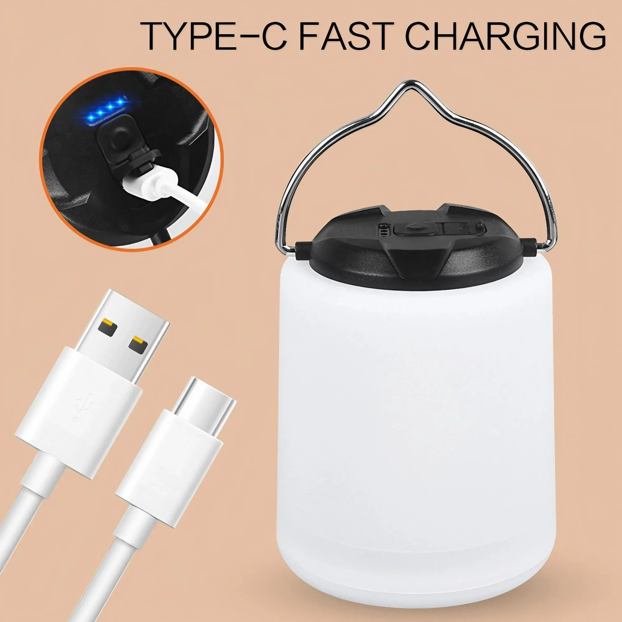 3段階の明るさ調整機能付きUSB充電式屋外LEDキャンプライ - Power Outage Light のレビューと価格