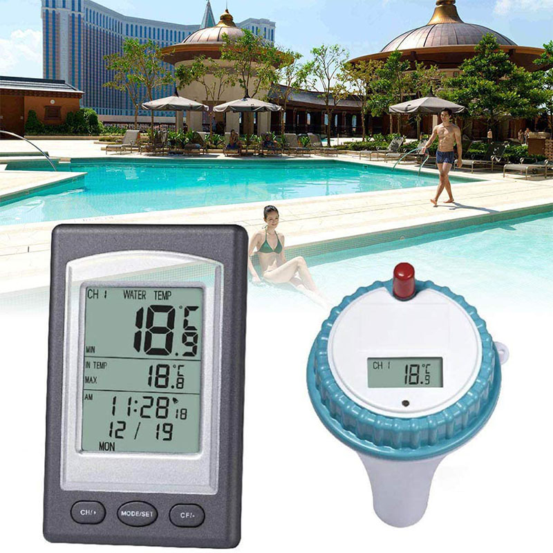 デジタル温度計,ワイヤレス,屋外フローティング,スパ,バス, - Pool Alarm Float のレビューと価格