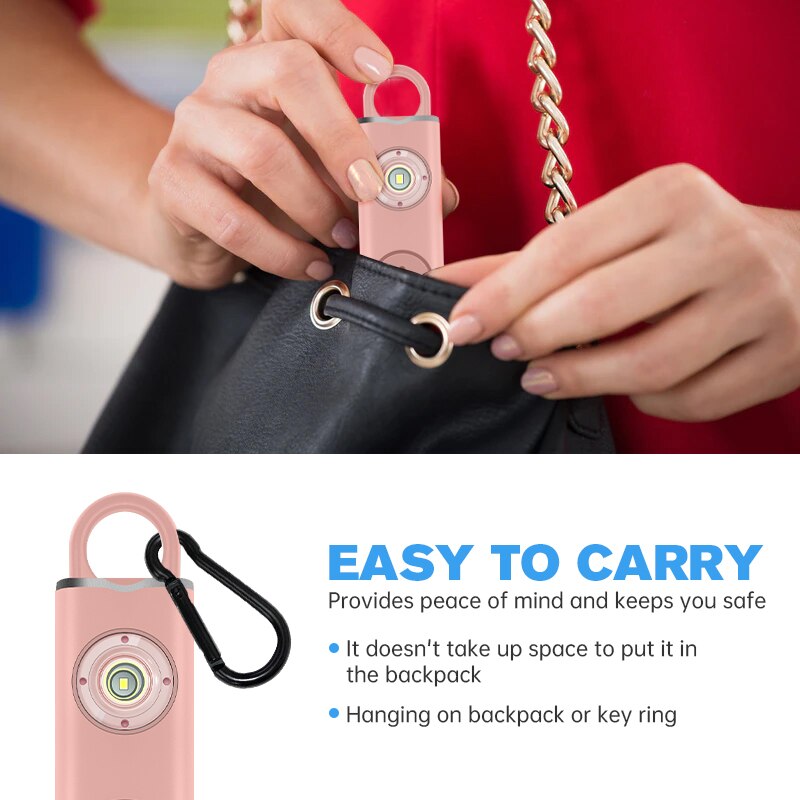 彼は女性のためのオリジナルの個人的な安全サイレン-130db - Personal Alarm Keychain のレビューと価格