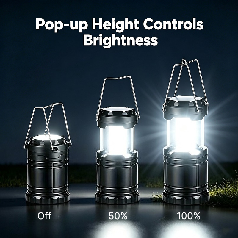 キャンプ用ライト LEDランタン 懐中電灯 電池式テントラン - Power Outage Light のレビューと価格