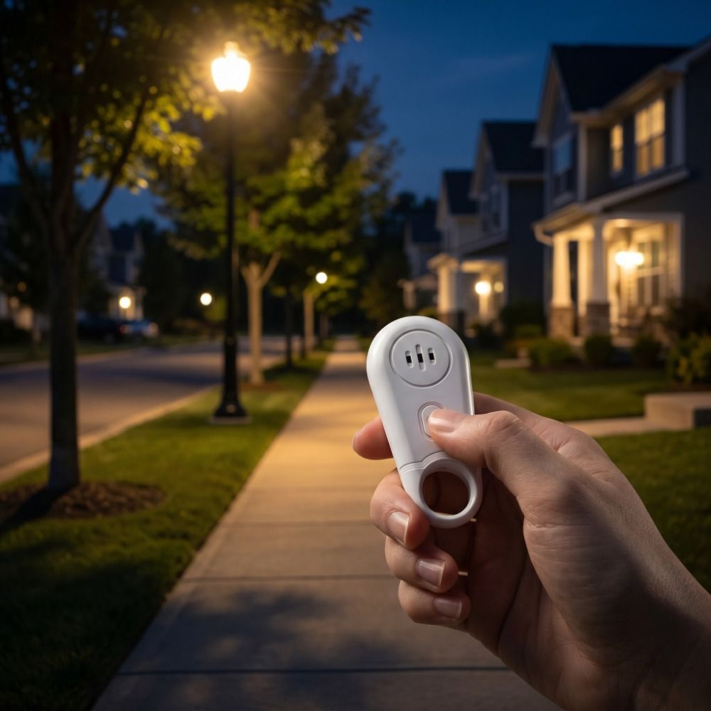携帯用個人安全アラーム 高デシベル大音量サイレン キーチェー - Personal Alarm Keychain のレビューと価格
