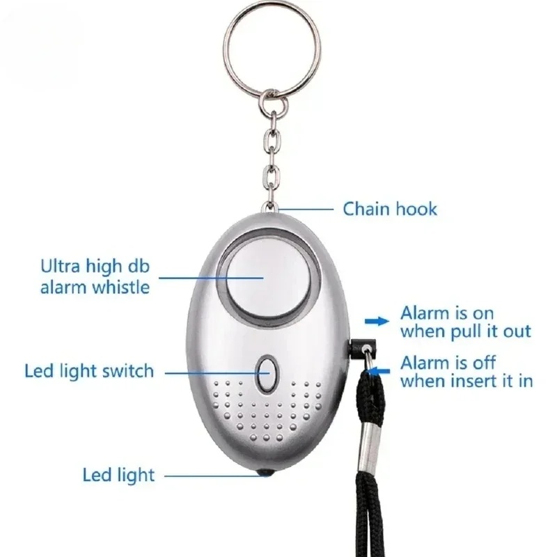 1/2個入り 自己防衛アラーム 防犯アラーム 女の子 子供  - Personal Alarm Keychain のレビューと価格