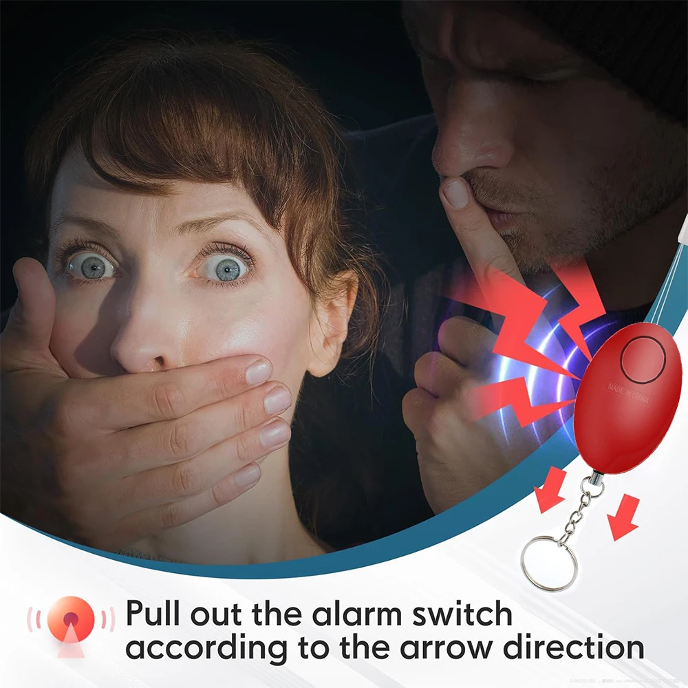 120dBの自己防衛用キーホルダー。安全な音でアラームを発し - Personal Alarm Keychain のレビューと価格