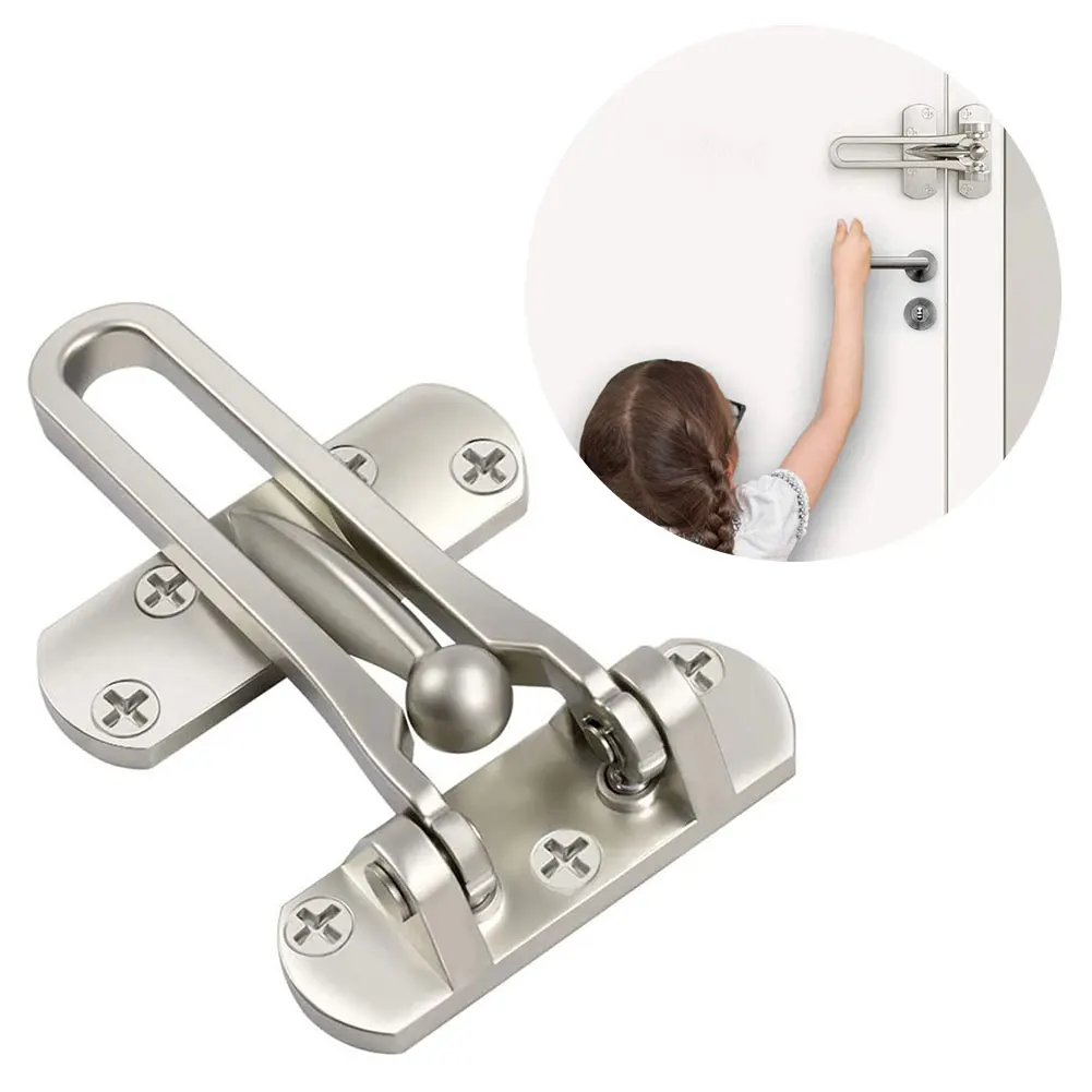 耐久性のあるステンレス製盗難防止ドアセーフティチェーンボルト - Security Chain Door のレビューと価格
