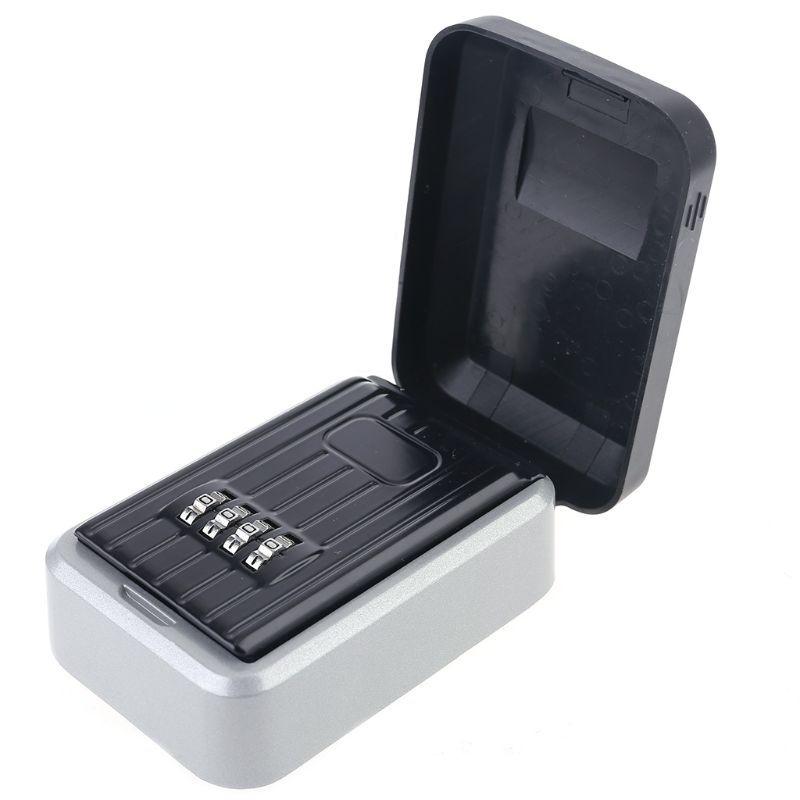 4桁の組み合わせのリセットテーブルコードキー金庫ロック収納ボ - Lockbox Key Secure のレビューと価格