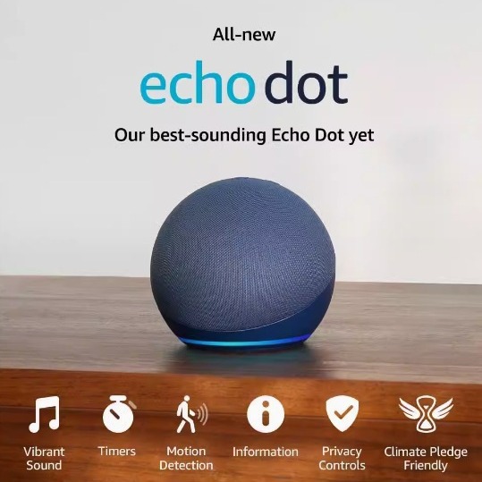 第5世代Alexaスマート音声スピーカーEcho Dot5  - Amazon Speaker Echo Pop のレビューと価格