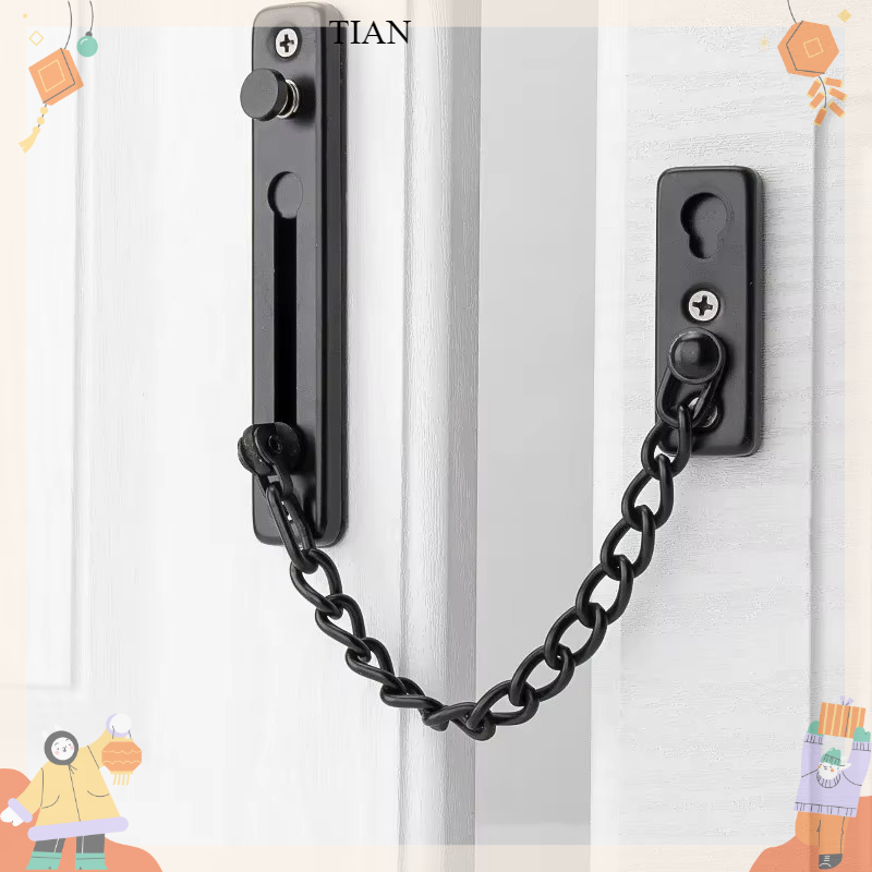 ステンレス製の鍵は、熱による変形を防ぎ、ドアチェーンロック、 - Security Chain Door のレビューと価格