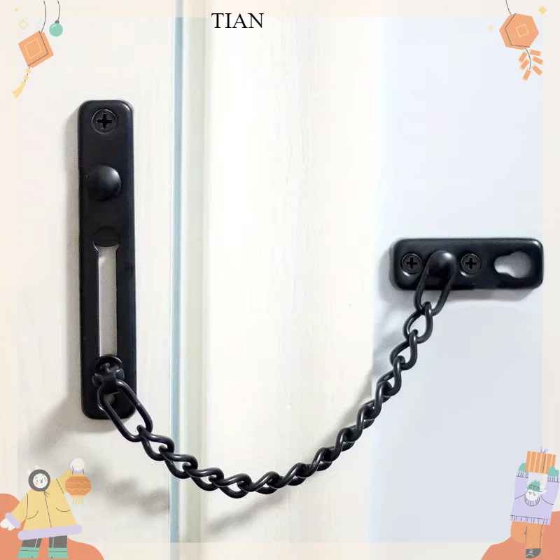 ステンレス製の鍵は、熱による変形を防ぎ、ドアチェーンロック、 - Security Chain Door のレビューと価格